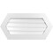 Ekena Millwork Half Round Surface Mount PVC Gable Vent: Functional, w/ 3-1/2"W x 1"P Standard Frame, 38"W x 19"H GVPHR38X1901SF - alternate 1